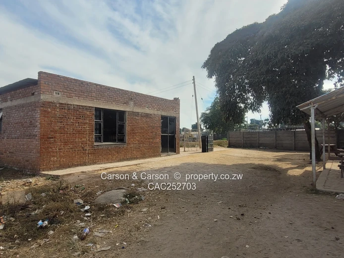 A single storey commercial building strategically lacated in the heart of Mabvuku