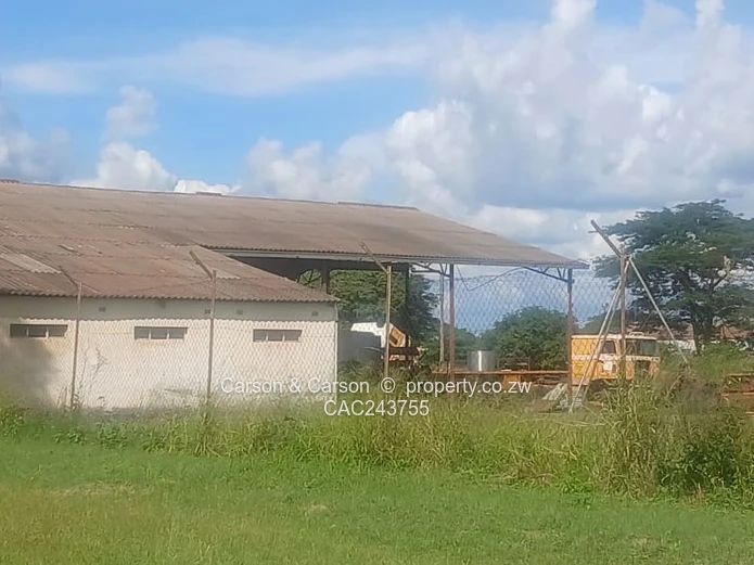 Chegutu 1.5ha Industrial Lot - 300m² Warehouse, Borehole