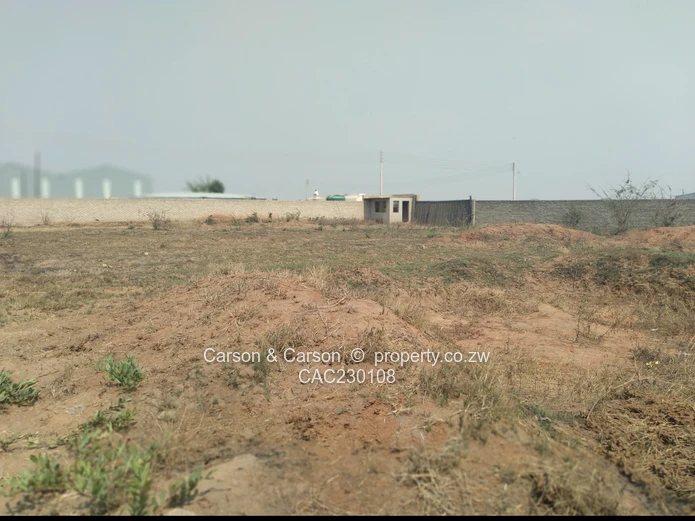 Walled 2568m² Stand on Gravel Road — Chitungwiza (Sole Mandate)