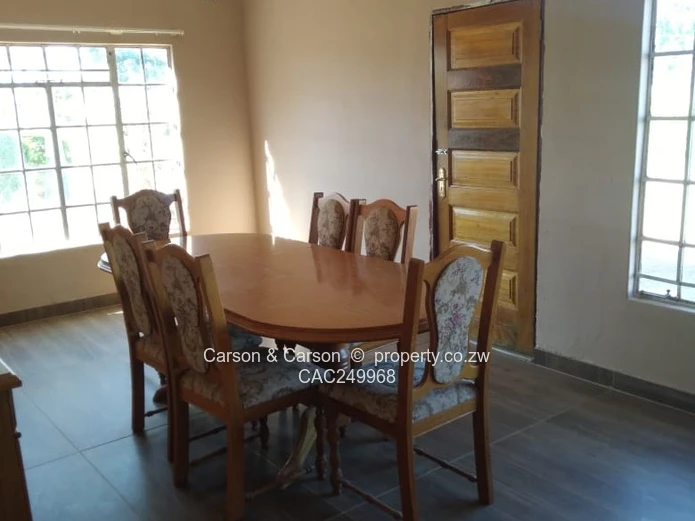 L-shaped red-tiled 4-bed Kadoma Home 1.9ha + Borehole