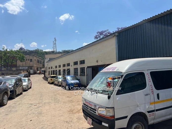 50m² Harare CBD Shops and 2 available containers for storage  Secure Unit with Roller Door & Parking