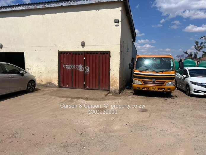 50m² Harare CBD Shops and 2 available containers for storage  Secure Unit with Roller Door & Parking
