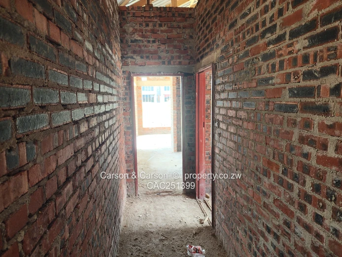 Unfinished 4-Bed Home in Arlington, Harare South — Borehole