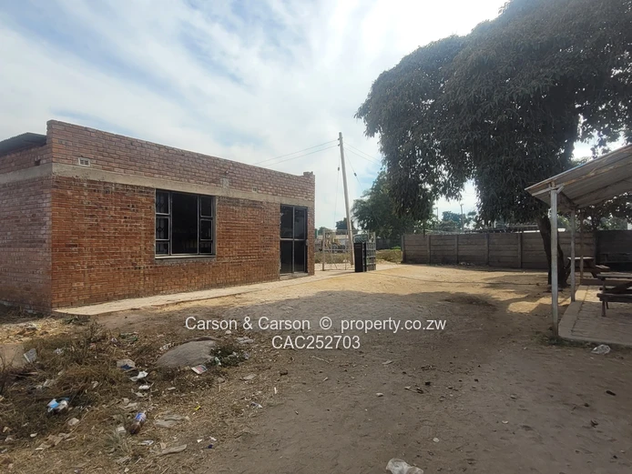 A single storey commercial building strategically lacated in the heart of Mabvuku
